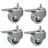 Patioslife Ruedas Giratorias de Acero Inoxidable para Base de Sombrilla – Movilidad Suave, Segura y Duradera