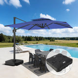 Patioslife Aegis Pro Sombrilla Excéntrica con Estructura de Aluminio para Jardín y Terraza