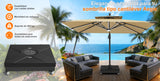 Patioslife Base Modular con Ruedas y Freno para Sombrilla Excéntrica Aegis