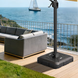 Patioslife Base Rellenable con Ruedas para Sombrilla y Parasol de Terraza