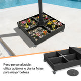 Patioslife Base Modular con Ruedas y Freno para Sombrilla Excéntrica Aegis