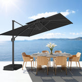 Patioslife Aegis Pro Sombrilla Excéntrica con Estructura de Aluminio para Jardín y Terraza