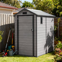 Cobertizo de Resina Patioslife YardVault | Caseta de Almacenamiento Impermeable y con Cerradura para Jardín