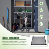 Cobertizo de Resina Patioslife YardVault | Caseta de Almacenamiento Impermeable y con Cerradura para Jardín
