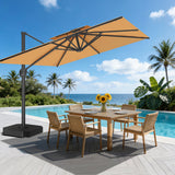 Patioslife Aegis Pro Sombrilla Excéntrica con Estructura de Aluminio para Jardín y Terraza