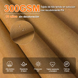 Patioslife Aegis Premium Parasol Excéntrico con LED Solar y Giro 360°