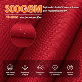 Patioslife Aegis Premium Parasol Excéntrico con LED Solar y Giro 360°
