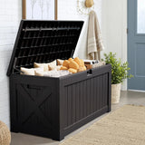 Patioslife YardVault Arcón de Resina para Jardín, Impermeable con Cerradura y Protección UV