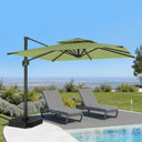Patioslife Aegis Pro Sombrilla Excéntrica con Estructura de Aluminio para Jardín y Terraza