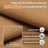 Patioslife Aegis Pro Sombrilla Excéntrica con Estructura de Aluminio para Jardín y Terraza