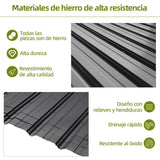 Patioslife Haven Gazebo de Techo Duro de Pared de Aluminio