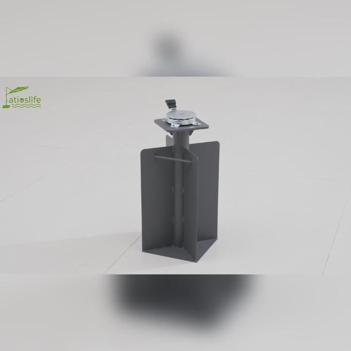 Patioslife Aegis Base Empotrada para Parasol Excéntrico